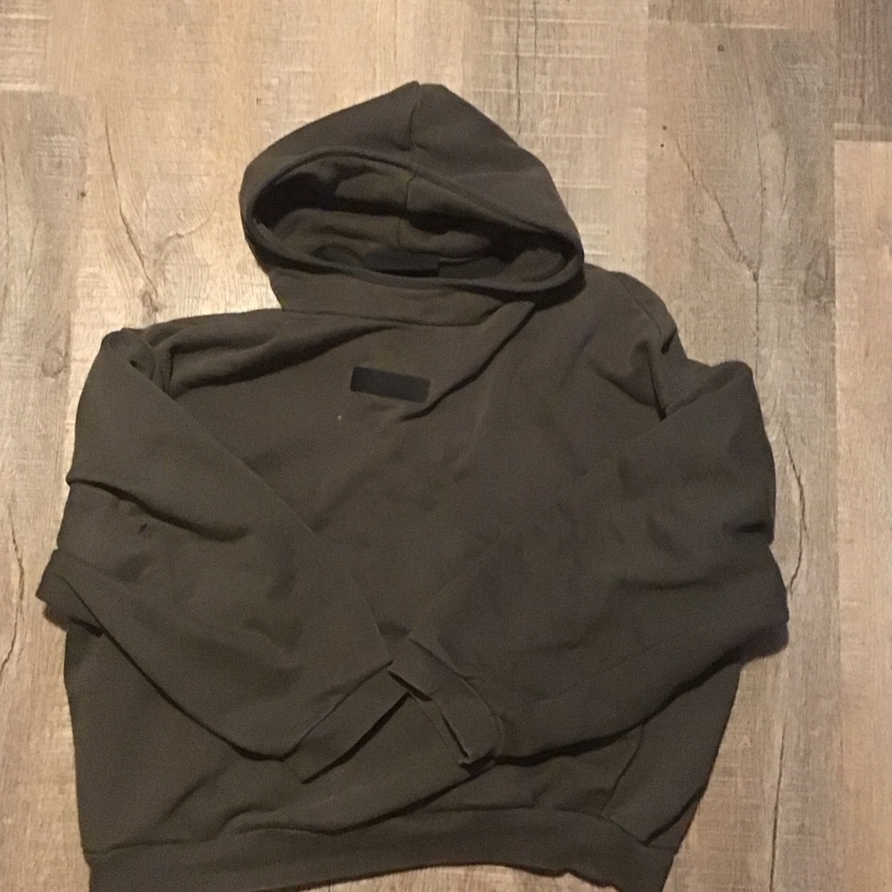 Fear of God Olive Green Hoodie Sweater